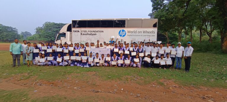 143 Students Achieve Digital Literacy Milestone Through Kaushalyan around Tata Steel’s operation at Bamnipal