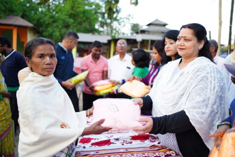 NTPC Bongaigaon distributes Mosquito Nets to needy in association with Bardwi Shikla Ladies Club