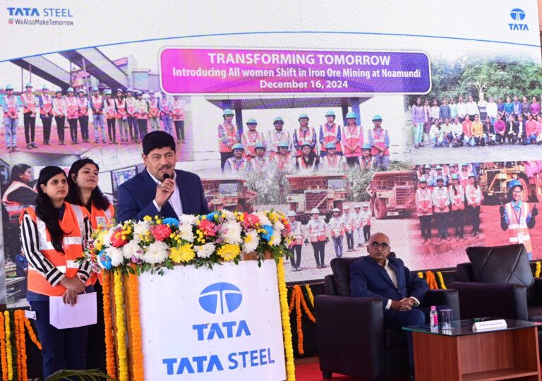 Tata Steel Makes History with India’s First-Ever All-Women Shift in an iron ore mine