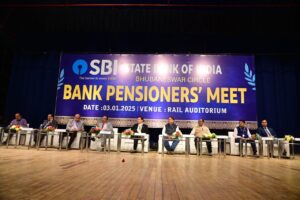 SBI ORGANISED PENSIONERS’ MEET AND INAUGUARTED RAMDASPUR BRANCH