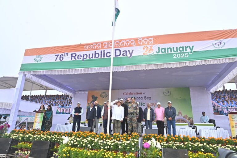 76th Republic Day Celebrated at KIIT and KISS