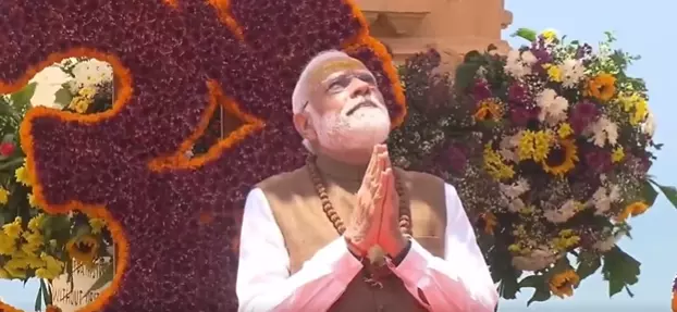 Prime Minister Shri Narendra Modi participates in Somnath Amrut Mahotsav, marking 75 years since the inauguration of the restored Somnath Temple, Gujarat