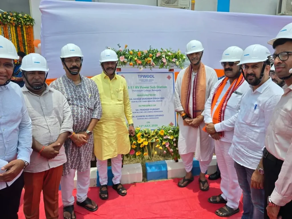 Dy CM Kanak Vardhan Singh Deo Inaugurates TPWODL’s New 33/11 kV Sub-station In Bargarh