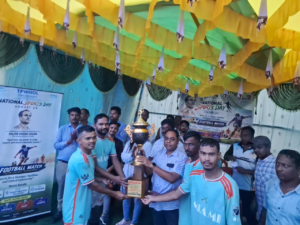 TPWODL Organises Grassroots Football Tournament in Baragada to Mark National Sports Day