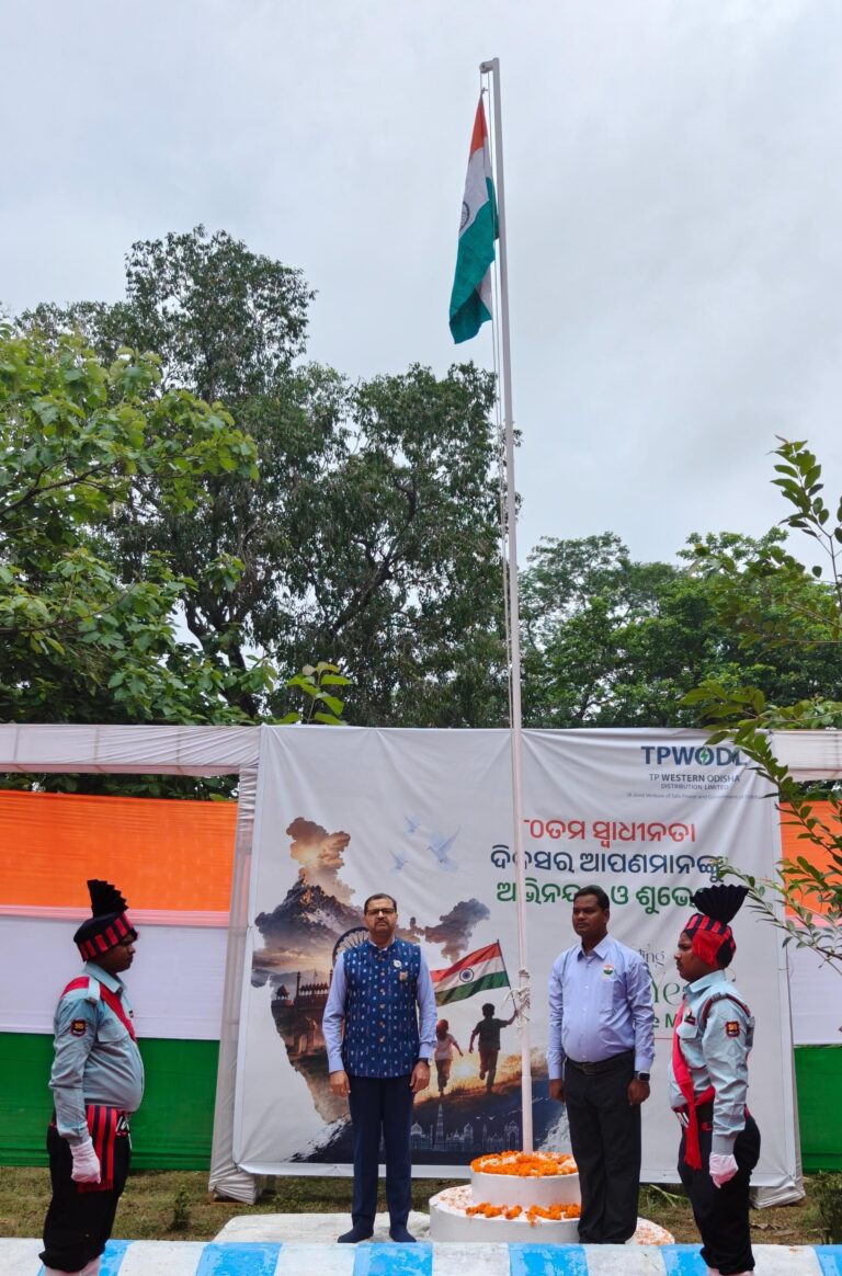 TPWODL Celebrates 80th Independence Day by Honouring90 Rooftop Solar Champions Across Western Odisha