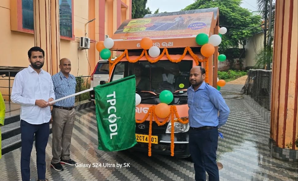 TPCODL Flags Off Solar Rath in ANUGOLA to Promote PM Surya Ghar: Muft Bijli Yojana