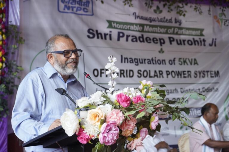 NTPC Darlipali Inaugurates 5 KVA Off-Grid Solar Systems in 50 Government Schools of Bargarh