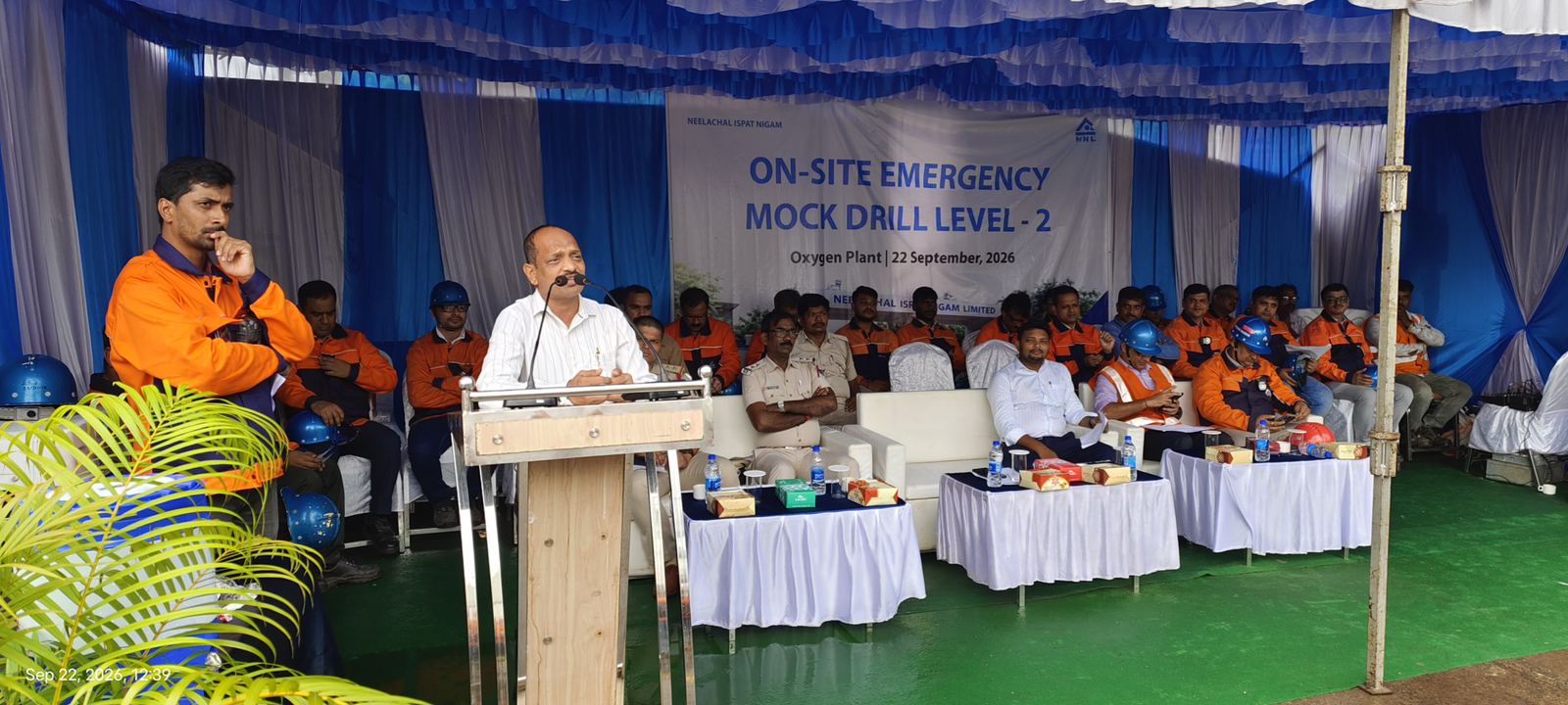 Neelachal Ispat Nigam Conducts Full-Scale Emergency Mock Drill to Enhance Safety Preparedness